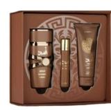 Lattafa Asad Bourbon 100ml EDP Spray 12ml EDP Travel Spray 100ml Shower Gel Gift Set – With Code