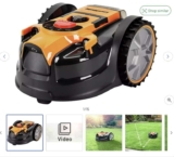LawnMaster 16cm Cordless Robotic Lawnmower – With code