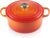 Le Creuset Signature Enamelled Cast Iron Round Casserole Dish With Lid, 26cm, 5.3 Litre, Volcanic