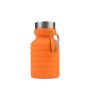 Leak-Proof Foldable 16 Oz Silicone Water Bottle with Clip