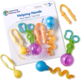 Learning Resources Helping Hands Fine Motor Tool Set, Ages 3, Sensory Toy Gift for Kids, Strengthens Fine Motor Skills, Includes 4 Tools for Classroom & Home Learning