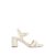 Leather Ankle Strap Block Heel Sandals