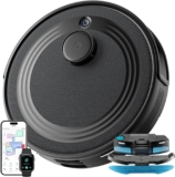 Lefant M2 Robot Vacuum Cleaner with Mop, Powerful 6000Pa Suction, dToF Laser Navigation, 2.4G/5G Wi-Fi, App/Alexa/Apple Watch Control, 140min Runtime, Ideal for Pet Hair, Carpets & Hard Floors