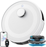 Lefant M2 Robot Vacuum Cleaner with Mop Room Mapping, 6000Pa, dToF Laser Navigation, 140 Minute, 2.4G/5G Wi-Fi/App/Alexa, Customizable Cleaning, Ideal for Carpets, Hard Floors and Many Furnished Homes