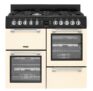 Leisure Cookmaster CK100G232C 100cm wide Gas Range Cooker – Cream – A/A Rated With Code