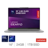 Lenovo IdeaPad Pro 5, Intel Core Ultra 5, 24GB RAM, 1TB SSD, 16 Inch OLED Laptop