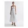 Leo Lin Bustier Lace Midi Dress, Size 12 Only