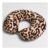 Leopard Print Travel Neck Pillow – Natural
