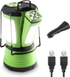 Lepro 3 in 1 Camping Lantern with 2 Detachable Torches – 600 Lumen – Sold by Lepro UK FBA