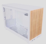 Lian Li Dan Cases A3-mATX Wood Glass Micro ATX Case White W/Code