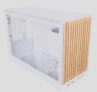 Lian Li Dan Cases A3-mATX Wood Glass Micro ATX Case White W/Code