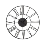 Libra Interiors Large Skeletal Outdoor Wall Clock