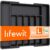 Lifewit Extendable Cutlery Drawer Organiser, 8 Compartments, 33-57 x 38cm, Black – Sold by Lifewit Home UK FBA