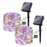Ligarko Solar Fairy Lights Outdoor, 2 Pack Total 240 LED/80FT