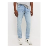 Light Wash Slim Fit Jeans with Stretch