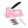 Lightweight Fabric Nailer with 1600 Staples and Staple Remover