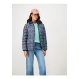 Lightweight Floral Zip through Padded Jacket