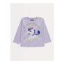 Lilac Unicorn Glitter Graphic Long Sleeve T-Shirt