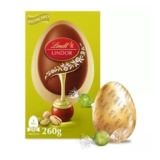 Lindt Milk Chocolate Egg with Lindor Pistachio Truffles 260g