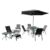 Linea Metal Garden Dining Set