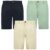 Linen Cotton Blend Chino Shorts with Code (6 Styles available)