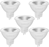 Linkind GU5.3 MR16 LED Bulbs, 12V AC/DC 5W (Equivalent to 50W) Warm White 2700K, Pack of 5