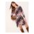 Lipsy Black Bisous Floral Jersey Batwing Dress