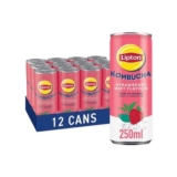 Lipton Kombucha Sparkling Strawberry & Mint 12 X 250ml