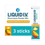 Liquid IV 3 X Sugar Free Mango Pineapple Electrolyte Powder Mix Sachets