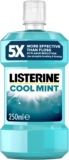 Listerine Cool Mint Antibacterial Mouthwash (250ml), Helps Kill Up to 99% of Germs Left After Brushing and Reduce Plaque, Mouthwash to Freshen Breath and Maintain Healthy Gums