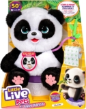 Little Live Pets My Baby Panda ChuChuInteractive Pet with 50 Sounds & Reactions, Kicks Feet, Poops, Giggles & More Includes Potty & Repeat Play Fun & Adorable Gift for Kids
