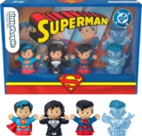 Little People COLLECTOR Action Figures Superman Through the Ages Special Edition Set