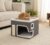 Living and Home 2-in-1 Cat House with Scratch Pad and Fluffy Ball – Sold & Delivered by Living and Home