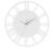 Living and Home Silent Round Wood Wall Clock Roman Numeral – White – Sold and sent by Living and Home