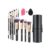 Livingandhome 12pcs Travel Makeup Brush Set- Gold Ferrule