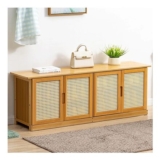 Livingandhome Wooden Entryway Storage Shoe Cabinet