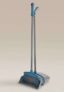 Long handled dustpan with brush