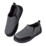 LongBay Mens Jersey Memory Foam Slippers