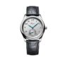 Longines Master Collection Collection 38.5mm Silver Dial Grey Leather Strap Watch