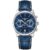 Longines Master Collection Mens 40mm Blue Automatic Chronograph Strap Watch -Model: L26294920