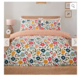 Lottie Floral Bedding Set – Orange / Single – Free C&C