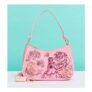 Loungefly Disney Beauty and the Beast Pink Roses Crossbody Bag