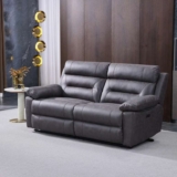 Lucca Grey Fabric Power Reclining Large 2 Seater Sofa