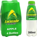 Lucozade Energy Apple 380ml (Pack of 4)