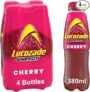 Lucozade Energy Cherry 380ml (Pack of 4)