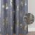 Luxury Blackout Curtains Thermal Lined Palm Leaf Foil Print Eyelet Panels – Grey 4672