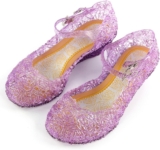 M MUNCASO Mary Jane Princess Shoes, Glitter Girls Party Shoes, Flower Girl Shoes for Banquets, Birthday Parties, Cosplay Dance Shoes
