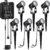 MALORY Garden Lights Mains Powered, 16.5M, 6-in-1 Outdoor LED Spotlight with Transformer, 2700K Warm White, IP65 Waterproof Garden Spike Lights Pathway Lighting for Lawn, Yard, Driveway