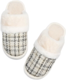 MAXTOP Slippers for Women Soft Plush House Slippers with Cozy Memory Foam Slip-on Indoor Outdoor Slippers Creative Gifts for Women Men