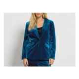 M&Co Petite Teal Green Velvet Blazer ( Size 14 Only Available)